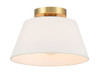 Savoy House 1-Light Ceiling Light in Natural Brass (M60077NB)