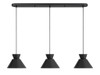 Savoy House 3-Light Linear Chandelier in Matte Black (M100134MBK)