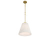 Savoy House 1-Light Pendant in Natural Brass (M7045NB)