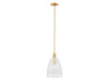 Savoy House 1-Light Pendant in Natural Brass (M7051NB)
