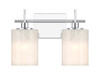 Savoy House 2-Light Bathroom Vanity Light in Chrome (M80083CH)