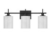 Savoy House 3-Light Bathroom Vanity Light in Matte Black (M80084MBK)
