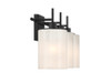 Savoy House 3-Light Bathroom Vanity Light in Matte Black (M80084MBK)