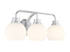 Savoy House 3-Light Bathroom Vanity Light in Chrome (M80081CH)