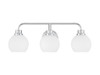 Savoy House 3-Light Bathroom Vanity Light in Chrome (M80081CH)