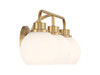 Savoy House 3-Light Bathroom Vanity Light in Natural Brass (M80081NB)