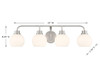 Savoy House 4-Light Bathroom Vanity Light in Brushed Nickel (M80082BN)