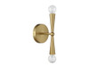 Savoy House 2-Light Wall Sconce in Natural Brass (M90110NB)