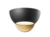 Savoy House 1-Light Wall Sconce in Matte Black and Natural Brass (M90113MBKNB)