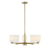 Savoy House Baldwin 5-Light Chandelier in Noble Brass (1-1246-5-127)