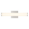 Savoy House Colt 18" Contemporary LED Cylinder Vanity Light in Satin Nickel (8-8888-18-SN)