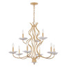 Savoy House Lilly 9-Light Chandelier in Royal Gold by Breegan Jane (1-2990-9-38)