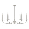 Savoy House Coventry 6-Light Chandelier in Satin Nickel (1-1500-6-SN)