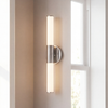 Savoy House Connor 18" Mini Tube LED Cylinder Vanity Light in Chrome (8-9999-18-CH)