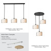 Hubbardton Forge Exos Small Single Shade Pendant (139590)