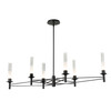 Hubbardton Forge Truss 6-Arm Linear Chandelier (131623)