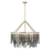 Crystorama Gemma 9 Light Chandelier (GEM-7005-MG-SS)