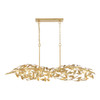Crystorama Broche 6 Light Linear Chandelier (567-GA)