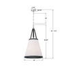 Crystorama Callahan 4 Light Pendant (CAL-2405-PN)