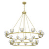 Crystorama Aragon 22 Light Chandelier (ARA-10268-SB)