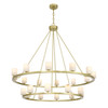 Crystorama Aragon 22 Light Chandelier (ARA-10268-SB-ST)