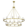 Crystorama Aragon 22 Light Chandelier (ARA-10268-SB-ST)