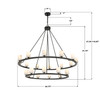 Crystorama Aragon 22 Light Chandelier (ARA-10268-MK-ST)