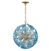 Crystorama Esme 6 Light Chandelier (ESM-4005-AG-BL)