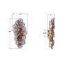Crystorama Esme 4 Light Sconce (ESM-4001-AG-SM)