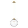 Crystorama Orly 1 Light Pendant (ORY-1007-AG-CL)