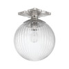 Crystorama Orly 1 Light Semi Flush (ORY-1003-PN-CL)
