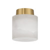 Crystorama Acme 1 Light Semi Flush (AME-400-AG)
