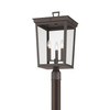 Crystorama Belmont 3 Light Outdoor Post (BEL-A8069-TZ)