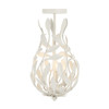Crystorama Broche 3 Light Semi Flush (565-MT_CEILING)