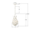 Crystorama Broche 3 Light Chandelier (565-MT)