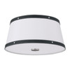 Crystorama Callahan 3 Light Flush (CAL-2400-PN)