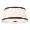 Crystorama Callahan 3 Light Flush (CAL-2400-LG)