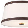 Crystorama Callahan 3 Light Flush (CAL-2400-LG)