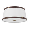 Crystorama Callahan 3 Light Flush (CAL-2400-LG)