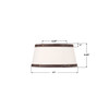 Crystorama Callahan 3 Light Flush (CAL-2400-LG)
