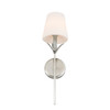 Crystorama Broche 1 Light Sconce (531-OP-SA)