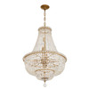 Crystorama Roslyn 9 Light Chandelier (ROS-A1009-AG-CL-MWP)