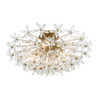 Crystorama Adley 4 Light Semi Flush (ADL-500-AG-CL)