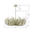 Crystorama Broche 12 Light Chandelier (569-CT)