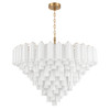Crystorama Addis 28 Light Chandelier (ADD-327-AG-WH)