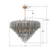 Crystorama Addis 28 Light Chandelier (ADD-327-AG-SM)