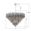 Crystorama Addis 28 Light Chandelier (ADD-327-CH-SM)