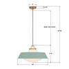 Crystorama Xander 3 Light Pendant (XAN-8009-VG-GR)