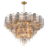 Crystorama Addis 28 Light Chandelier (ADD-327-AG-AU)