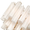 Artcraft Lighting Sophia 11 Light Chandelier, Brass with Wispy WhiteTronchi Style Glassware (AC12100WH)